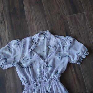 Beautiful Lilac Floral Dress